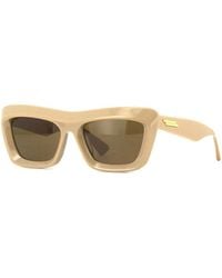 Bottega Veneta - Sunglasses Square Full Rim, Frame And Lens Bv1283S003 - Lyst