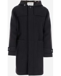 Burberry - Patched Pocket Hooded Coat - Lyst