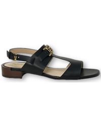 Tod's - Logo Engraved Buckle Fastened Sandals Tods - Lyst