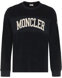 Moncler - Cotton Crew-Neck Sweatshirt - Lyst