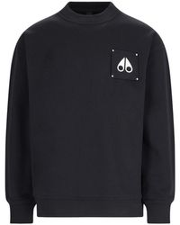 Moose Knuckles - Logo Crewneck Sweatshirt - Lyst
