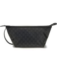 Gucci - Small Essence Classic Pouch Cotton; Linen; Polyurethane Clutches - Lyst