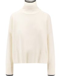 Pinko - Falkland Wool And Cashmere Turtleneck Sweater - Lyst