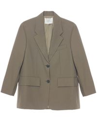 Studio Nicholson - Wool Single-breasted Blazer Jacket - Lyst