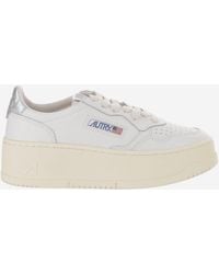 Autry - Sneakers Medalist Platform Leather Cow Trainers - Lyst