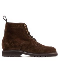 BERWICK  1707 - Suede Ankle Boots - Lyst