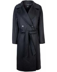 Weekend by Maxmara - Double-Breasted Resina Wool Coat Virgin - Lyst