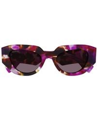 Gucci - Gucci Gg2007S Linea Re-Ace 001 Havana Sunglasses - Lyst