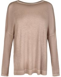 Avant Toi - Round Neck Plain Sweater - Lyst