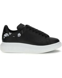 McQueen - Calf Leather Bos Taurus Chunky Sneakers - Lyst