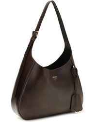 Prada - Boogie Medium Leather Shoulder Bag Calf Bos Taurus - Lyst