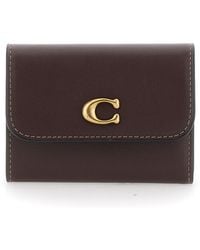 COACH - Card Holder Essential Leather Cow Accessory - Lyst