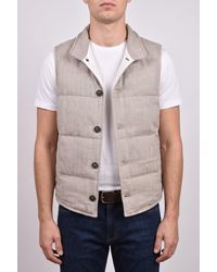 Brunello Cucinelli - Light Wool Blend Vest - Lyst