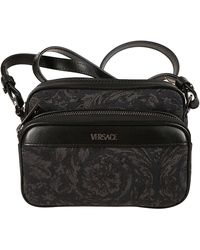 Versace - Small Jacquard Crossbody Bag - Lyst