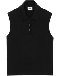 Saint Laurent - Sleeveless Tops - Lyst