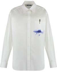 Moschino - Stretch Poplin Shirt - Lyst