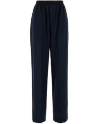 Balenciaga - Embroidered Wool Pant - Lyst