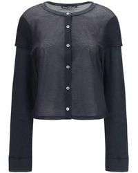 Our Legacy - Black Cotton Cardigan - Lyst