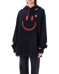 raf simons christiane f moletom com capuz