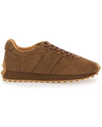 Tod's - Low Top Sneakers With Cleat Details On Heel And Sole - Lyst