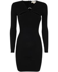 MICHAEL Michael Kors - Dresss With Cross And Holes On The Front - Lyst