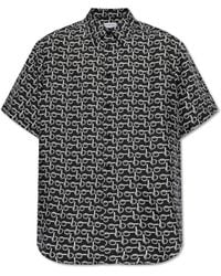 Burberry - Monogram Printed Short Sleeved Shirt - Lyst