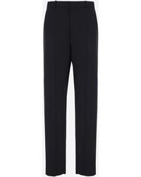 Bottega Veneta - Trousers Grain De Poudre Wool - Lyst