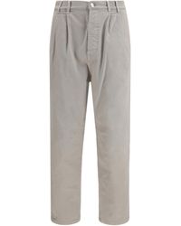 Brunello Cucinelli - Stretch Canvas Pants - Lyst