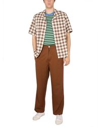 Howlin' - Cotton Shirt With Bowling Neck - Lyst