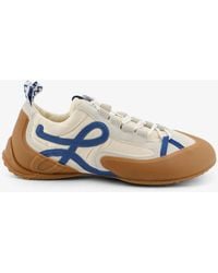 Loewe - Grip Nylon And Suede Sneakers - Lyst