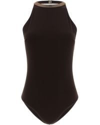 Brunello Cucinelli - Polyamide One-Piece Swimsuit Clothing - Lyst
