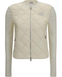 Burberry - Quilted Knit Cardigan - Lyst