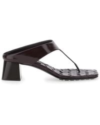Bottega Veneta - Thong Sandals With Kitten Heel And Sole With I - Lyst