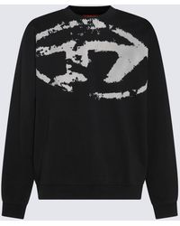 DIESEL - Fleece Sweatshirt With F - Lyst