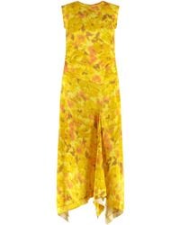 Acne Studios - Asymmetric Printed Dress Acetate - Lyst