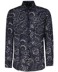 Etro - Cotton Shirt With Paisley Motif - Lyst