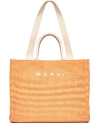 Marni - Basket Raffia Large Tote Bag - Lyst