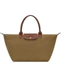 Longchamp - Shoulder Bag With Leather Zip Polyamide - Lyst