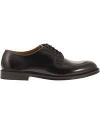 Doucal's - Smooth Leather Derby - Lyst