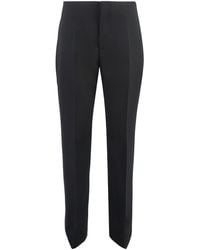 Bottega Veneta - Pleated Front Tailored Trousers - Lyst