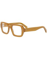 Celine - Eyeglasses Square Full Rim, Shiny Frame And Clear Demo Lens Cl50147I045 - Lyst
