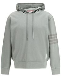Thom Browne - Gray Cotton Sweatshirt - Lyst