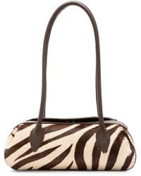 Yuzefi - Zebra-Print Shoulder Bag - Lyst