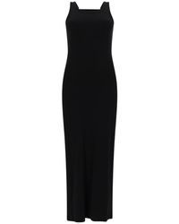 MSGM - Long Viscose Dress - Lyst