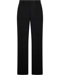 TOTEME - Straight Trousers Wool-Blend Polyester - Lyst