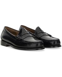 G.H. Bass & Co. - Loafers Weejun Heritage Larson Leather Cow - Lyst