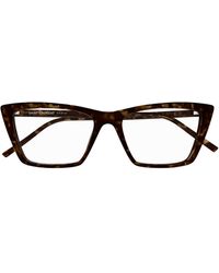 Saint Laurent - Sl 737 Mica Thin Opt Linea Sl Logo Eyeglasses - Lyst