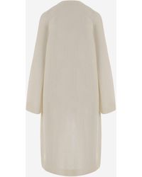 Sa Su Phi - Long Open Cashmere And Silk Knit Knitwear - Lyst