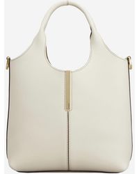 Tod's - Mini Leather Shopping Bag - Lyst