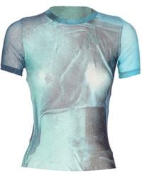 Jean Paul Gaultier - Mesh Baby T-Shirt Water Print - Lyst